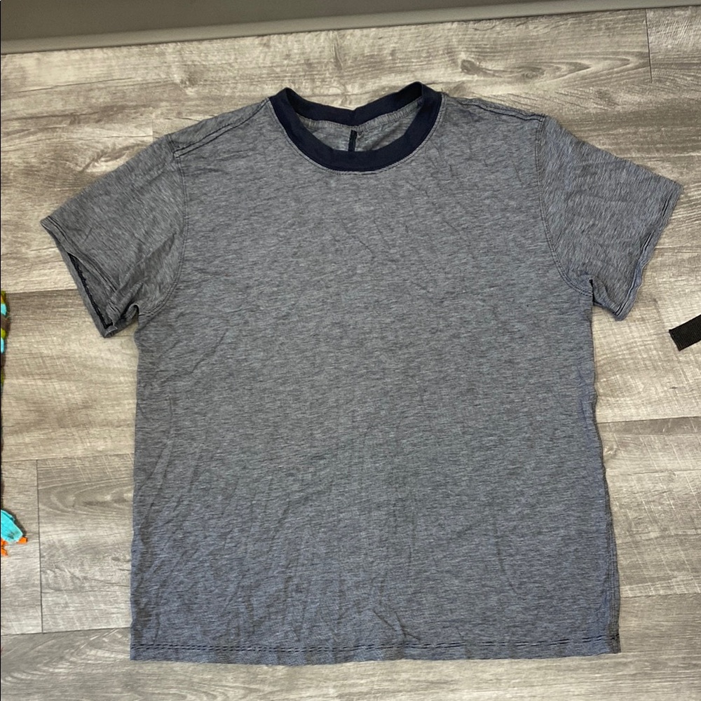 Lululemon Striped Crew Neck T-Shirt
